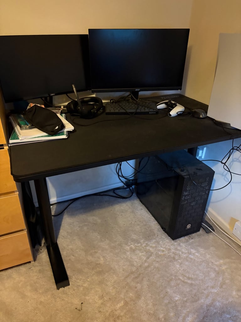 image for Black computer desk