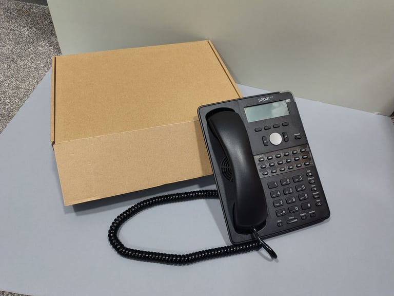 Snom VoIP SIP telephones - three types plus extension panel
