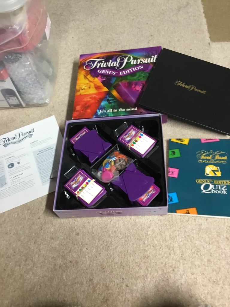 4 x Board Games - Cadoo , Speechless , Trivial Pursuits ,Quotations 