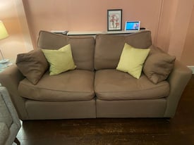 Comfy brown sofa, good condition 