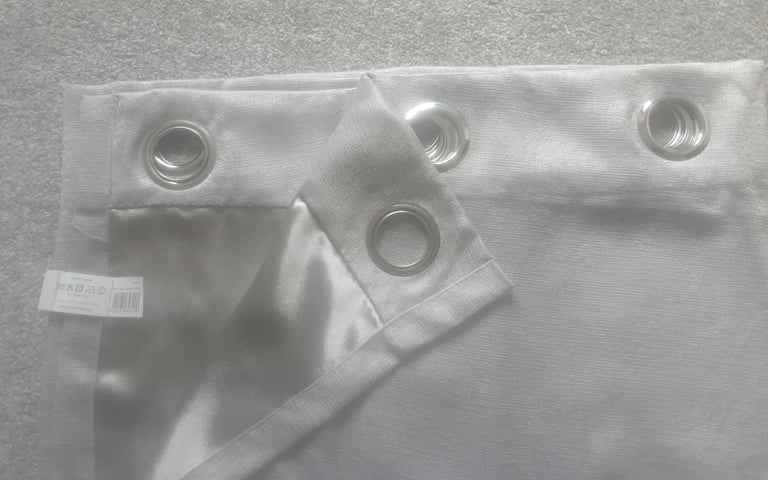 NEW Eyelet Curtains 90 x 108inches 