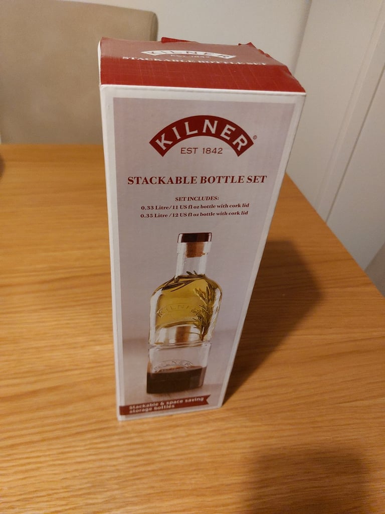 image for BNIB Kilner Stackable Bottle Set 