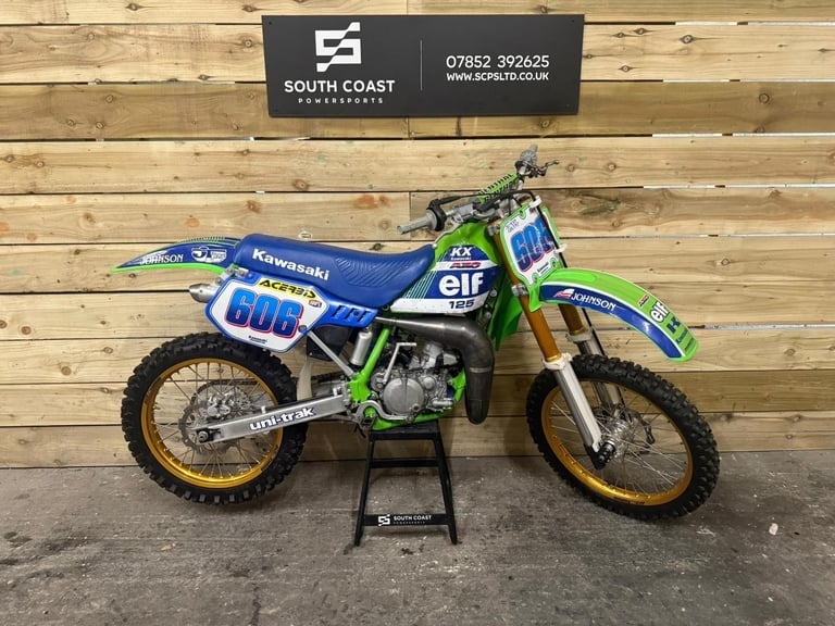 image for KAWASAKI KX 125 1989 MOTOCROSS BIKE EVO TALON WHEELS 