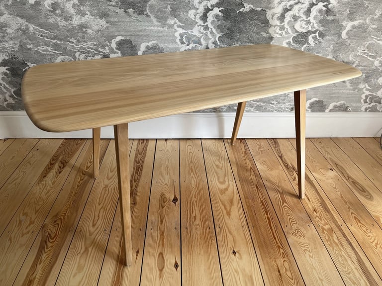 RENOVATED Vintage Retro 60's Ercol Windsor Plank Table mdl 382 Margaret Howell