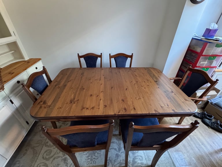 image for Dining table and chairs