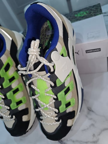 PUMA Sankuanz x Cell Endura cloud Cream Green Gecko New And