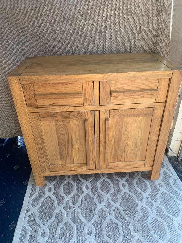 Solid Oak sideboard can deliver locally