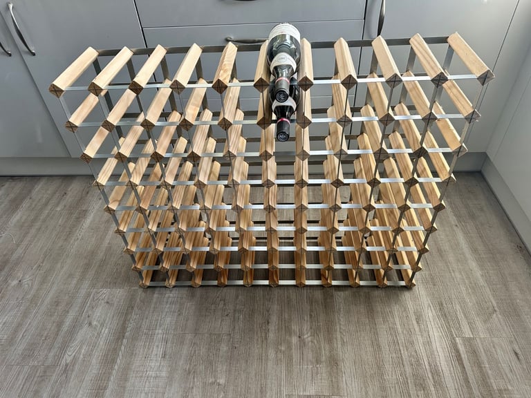 90 Bottle Pine Wine Rack