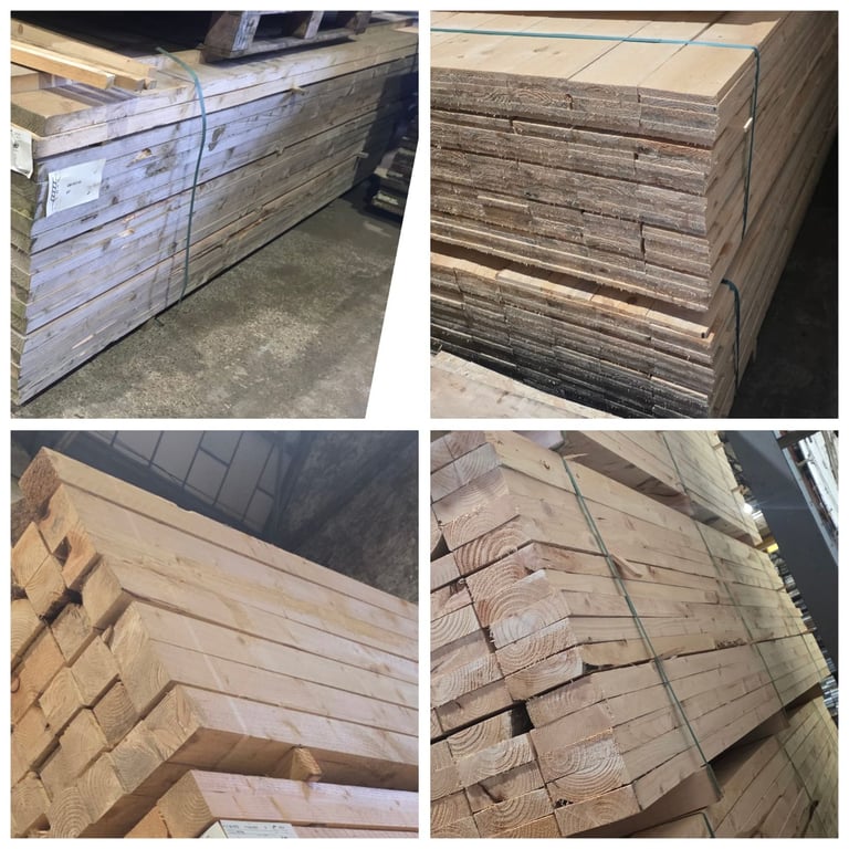 Scottish Spruce- Reduced bales of timber