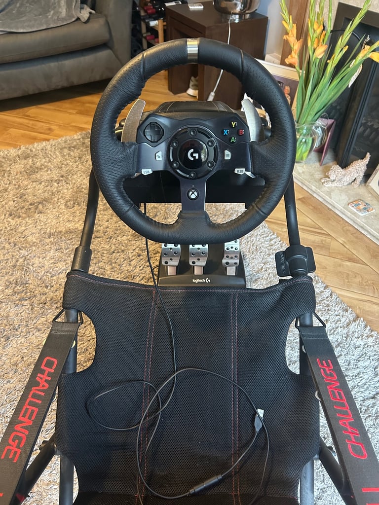 Playseat Challenge Actifit – Black (Foldable Racing Simulator Seat)