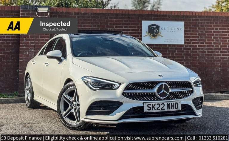 2022 Mercedes-Benz CLA 1.3 CLA180 AMG Line (Premium Plus 2) Coupe 7G-DCT Euro 6 (s/s) 4dr COUPE P...