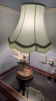 Vintage 20th Century Giuseppe Armani Style Dove Lamp