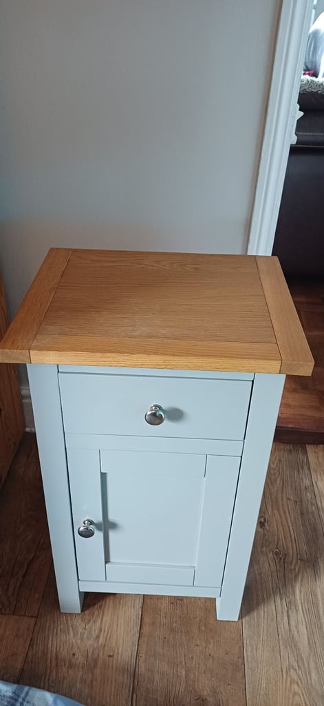 Grey wooden cabinet