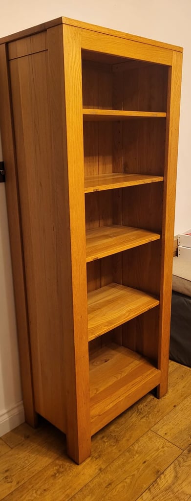 Solid oak book case