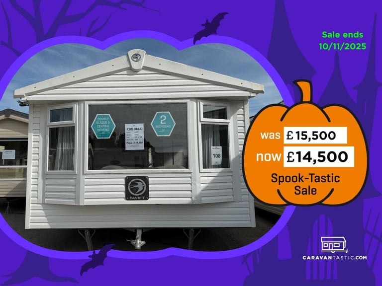 image for Modern 2 Bed Static Caravan 28x12 – CH, DG – Off Site – Suited to Self Build Use