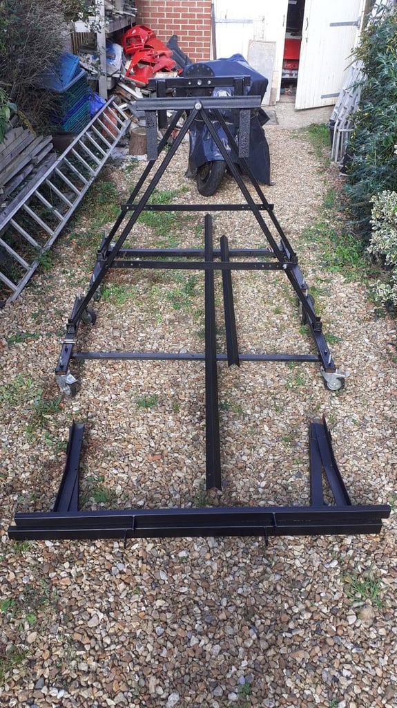 Car Rotisserie Rollover Jig
