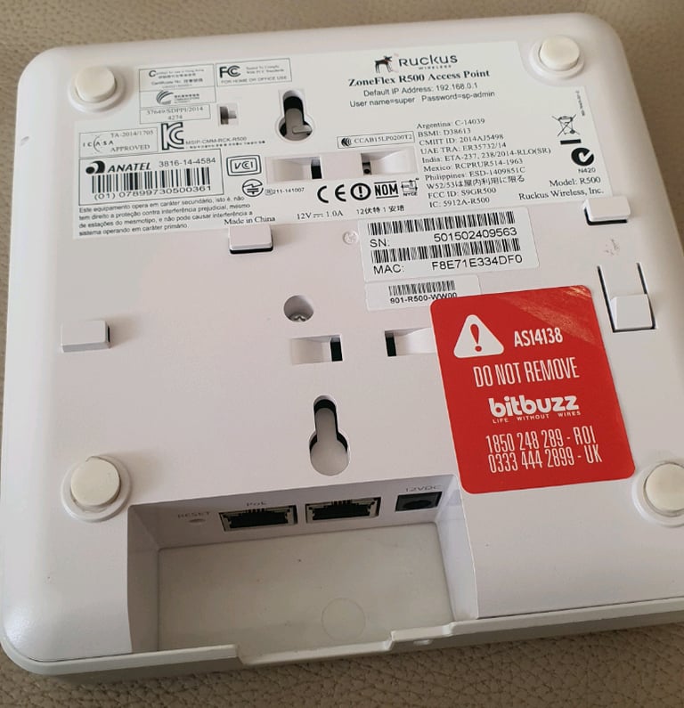The ZoneFlex R500 WLAN AP access point