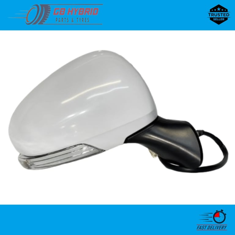 New Toyota Prius Plus 2011-2022 Driver Side Mirror White (Import Model)