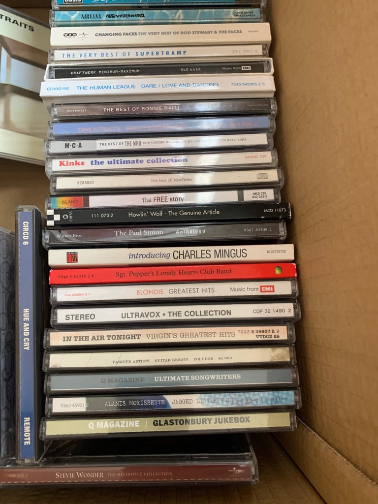 300 CD’s Rock,Blues, Jazz, Pop plus others 