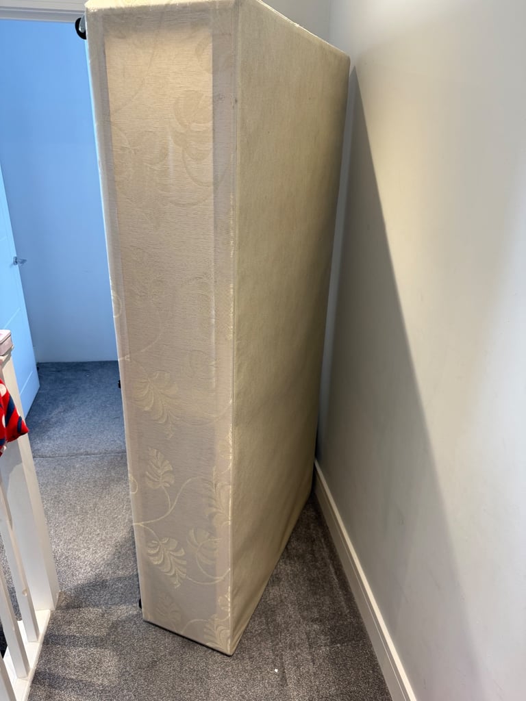 image for Single Bed 3.0ft (W) x 6.0ft (L) with Mattress & Side Drawer
