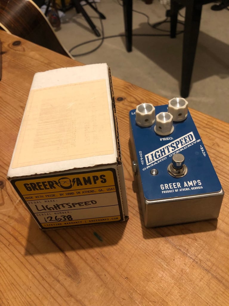 Greer Amps Lightspeed Organic Overdrive pedal