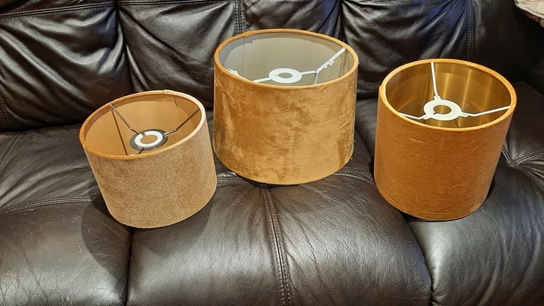 set of 3 lampshades 
