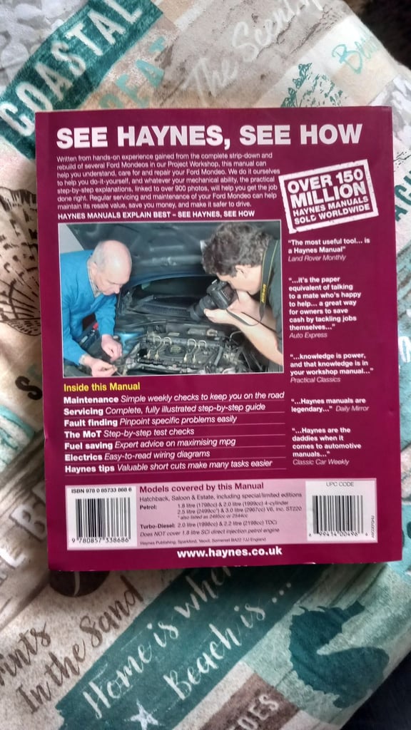 Ford Mondeo Haynes Workshop Manual 2003-2007