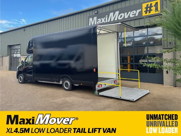  Renault Master MAXIMOVER XL 45.M X 2.7M High Payload Low Floor Tail Lift Van Luton  Diesel Manual