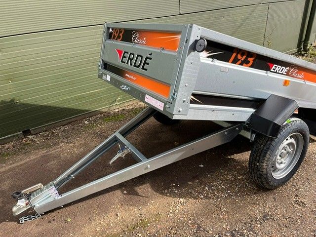 image for Tipping General Purpose Trailer with Flat Cover - ERDE 193 (Ready Built)