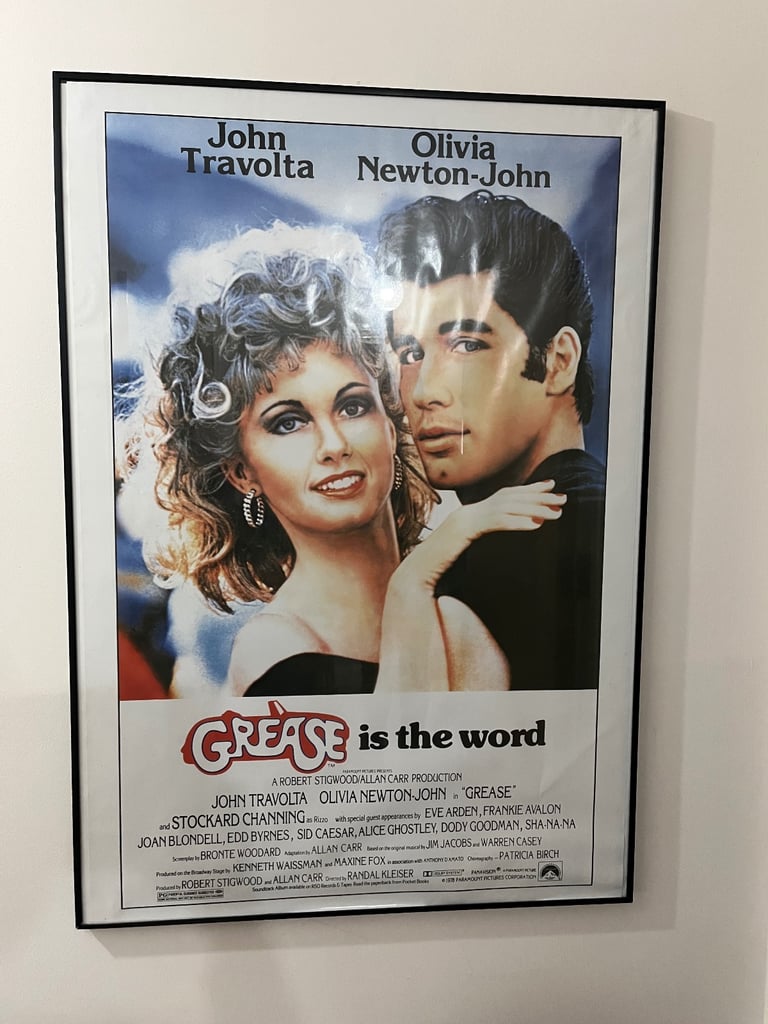 A1 posters  black framed