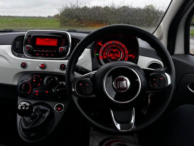2016 Fiat 500 1.2 ECO Pop Star Euro 6 (s/s) 3dr Hatchback Petrol Manual