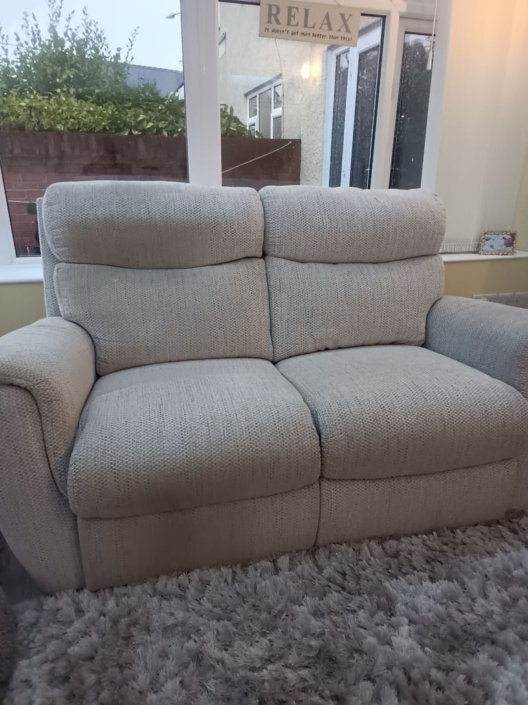 2 seater reclining sofa. REDUCED