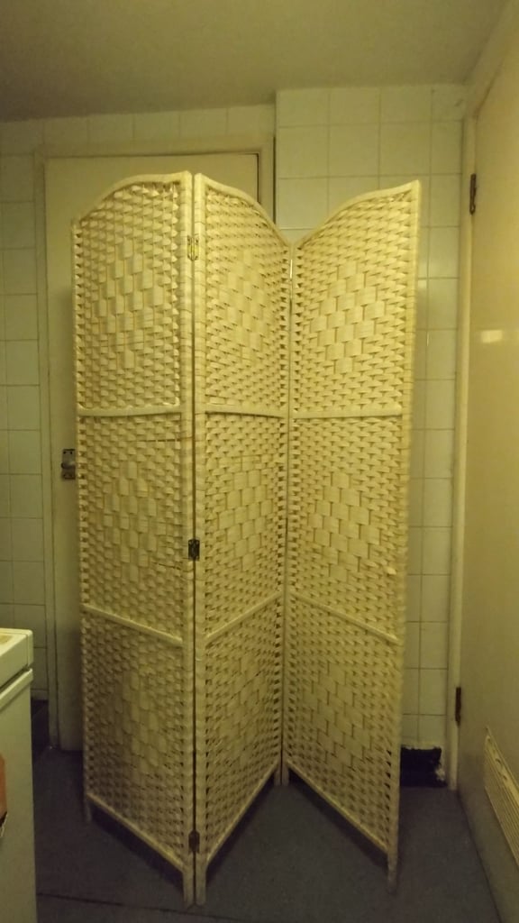 image for 3 panel bamboo screen