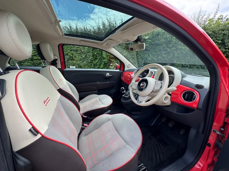 2016 Fiat 500 0.9 TwinAir 105 Lounge 3dr HATCHBACK Petrol Manual