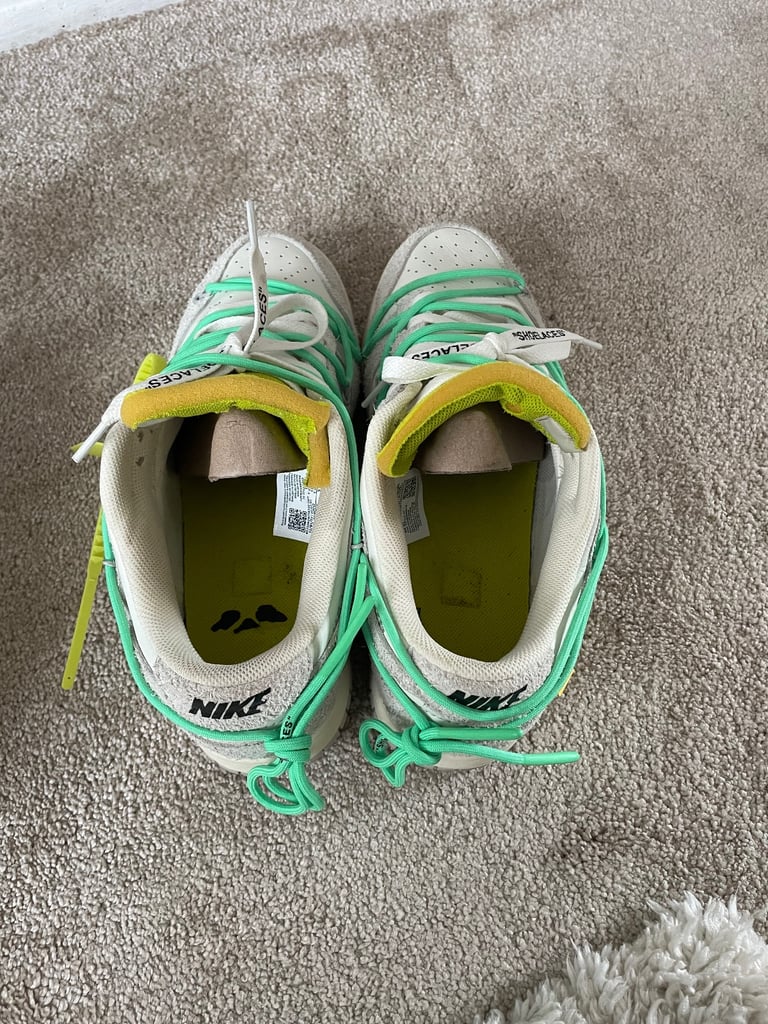 Nike dunk off-white 100% authentic og box 