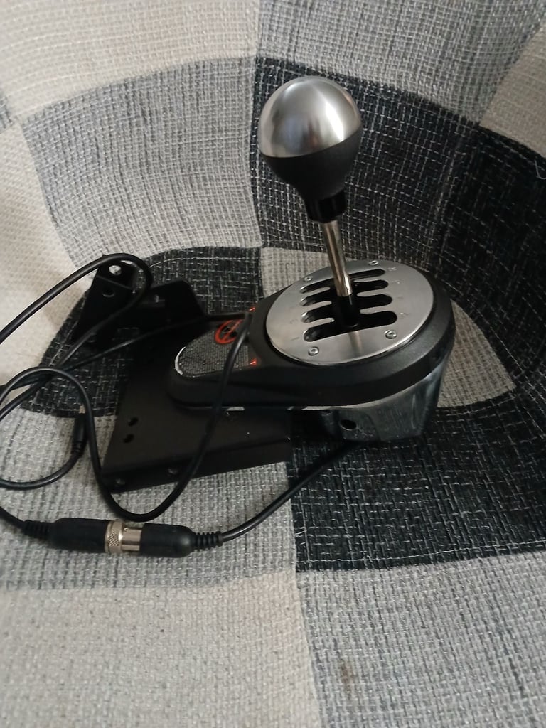 image for Used thrustmaster th8a shifter plus mount