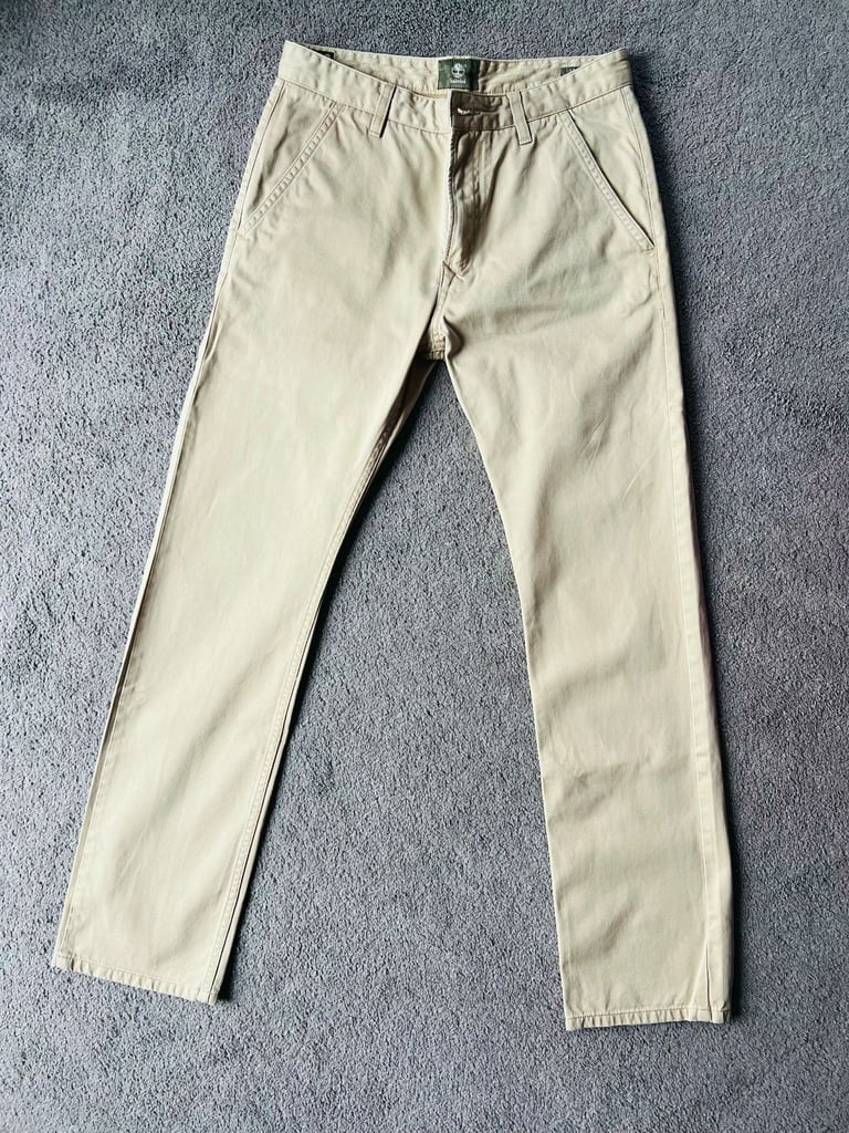 image for Mens trousers - TIMBERLAND (STONEHAM); 32&quot; waist; colour beige
