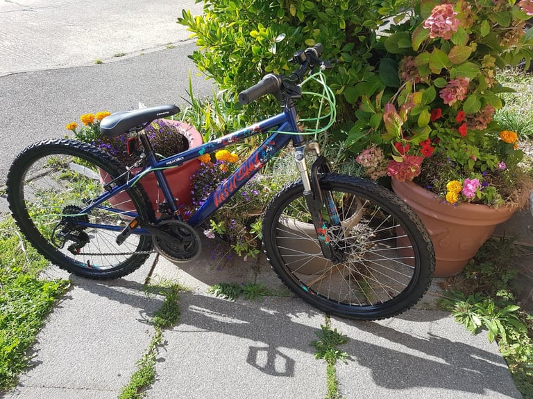 BOYS 24" WHEEL FRONT SUSPENSION BIKE 13" FRAME IN CLEAN CONDITION