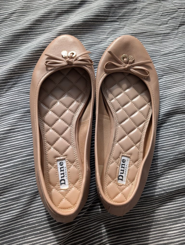 image for Leather ballerinas Dune size 7/40