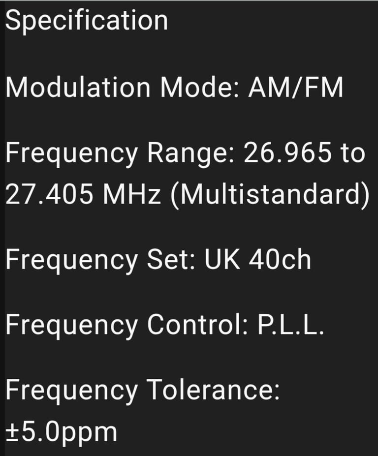 C.B. TRANSCEIVER RADIO