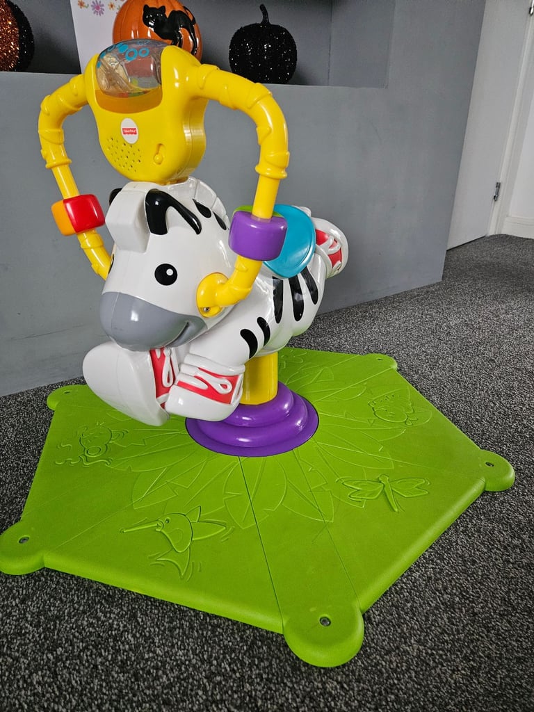 Fisher price spin and bounce zebra