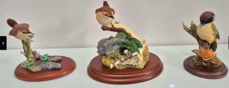 Collection of x15 display birds by Country Artists, Russell Willis and Views of Nature