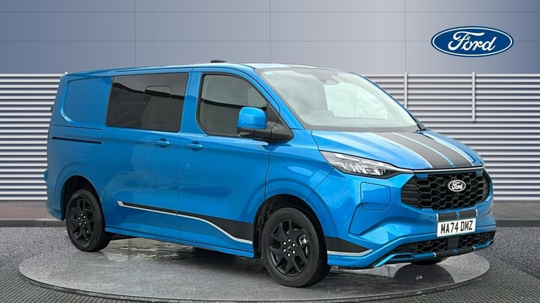 image for 2024 Ford Transit Custom 320 L1 Petrol Fwd 2.5 PHEV 232ps H1 Double Cab Van Sport Auto Crew Bus H...