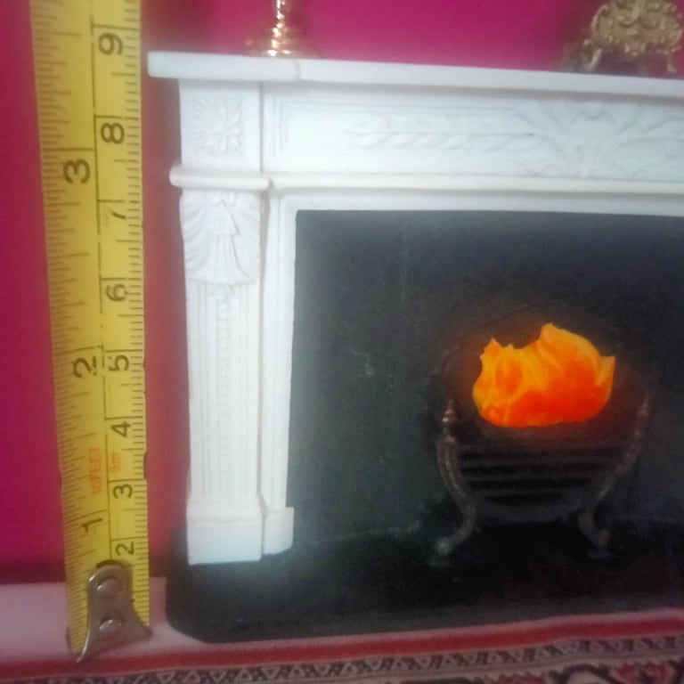 Dolls House Living room set of furniture including new cat still in packaging