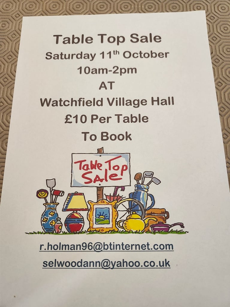 image for Table top sale