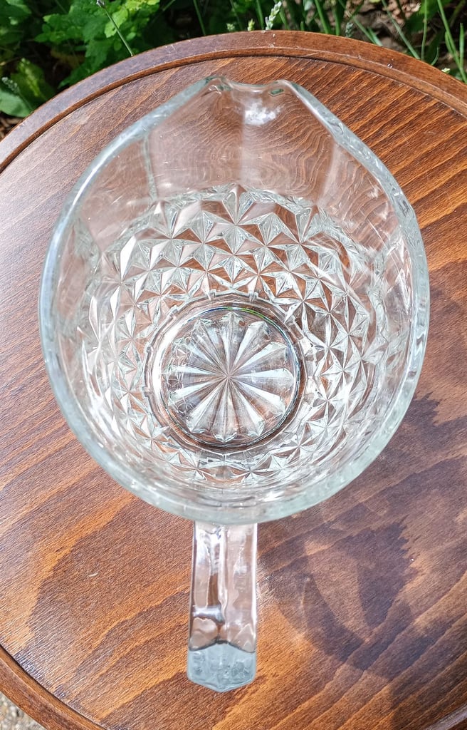Vintage Pressed Glass Jug