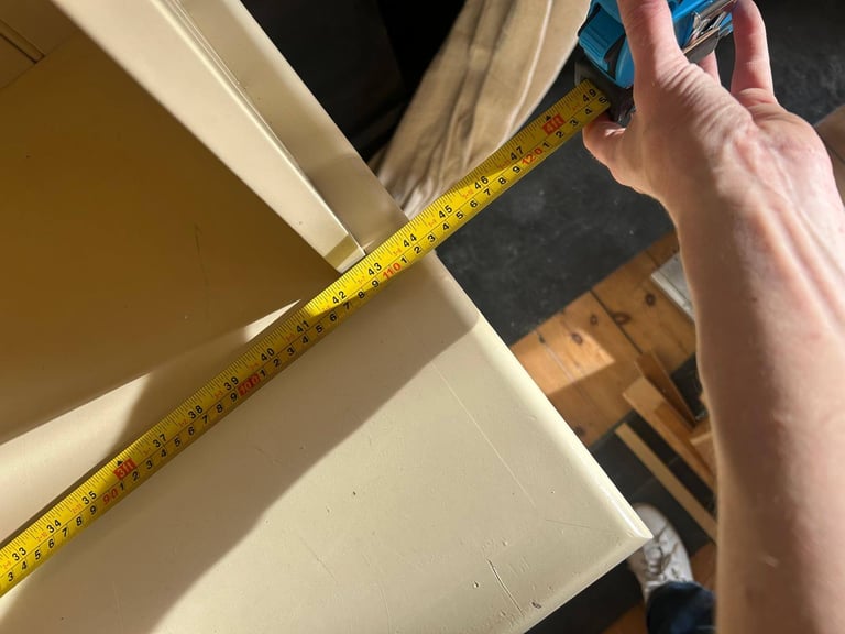 Cream kitchen dresser 