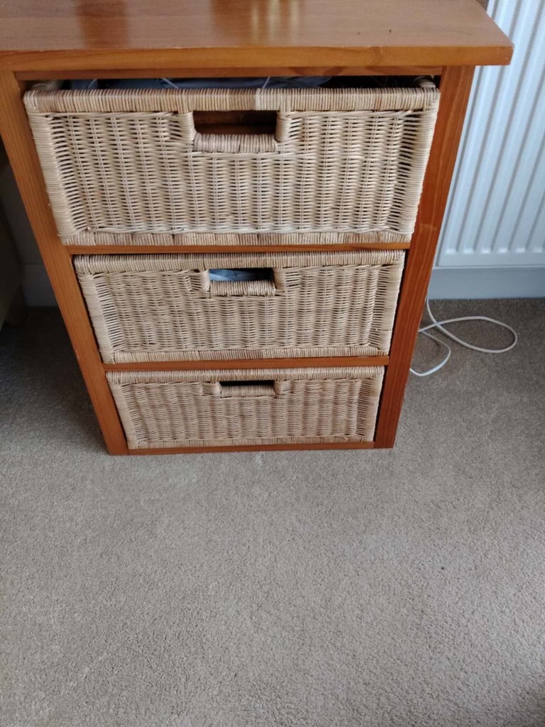 Solid wood storage cabinet 