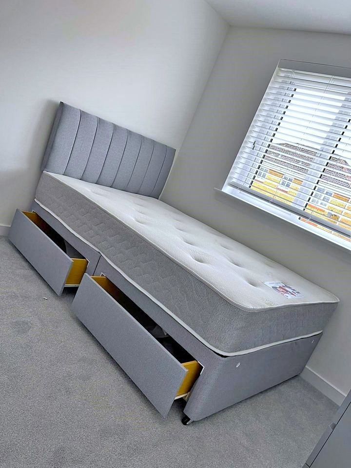 image for Monday Sale !! Divan beds  - Double beds with Mattress - Fast delivery 