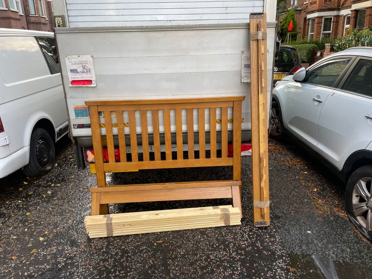 Small double bed frame   £95  We can supply a brand new matress 4 this at the right right money